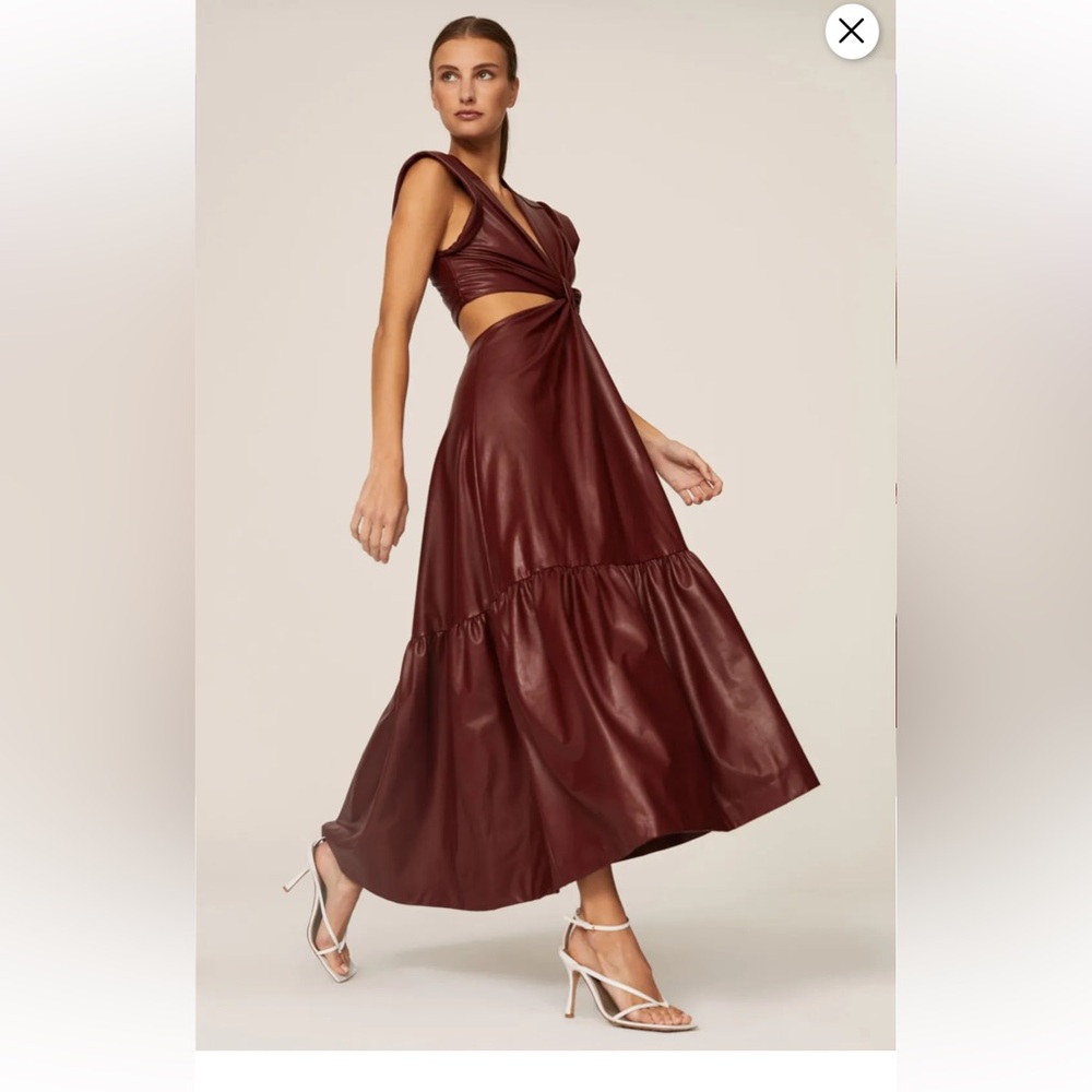A.L.C. Alexandria faux leather dress
